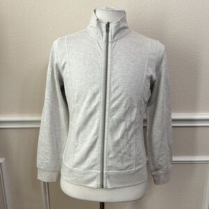 Cloudveil FULL ZIP COVERSTITCH JACKET - Stone Heather